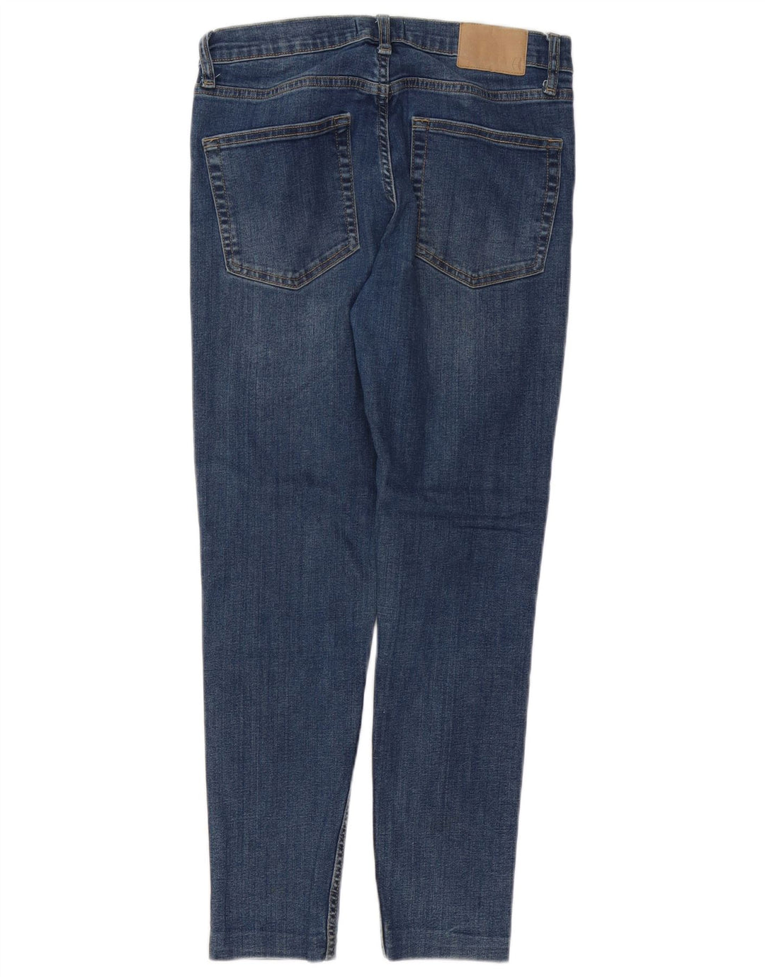 ΓΑΛΛΙΚΗ ΣΥΝΔΕΣΗ Γυναικεία Slim Jeans UK 12 Medium W30 L27 Blue Cotton