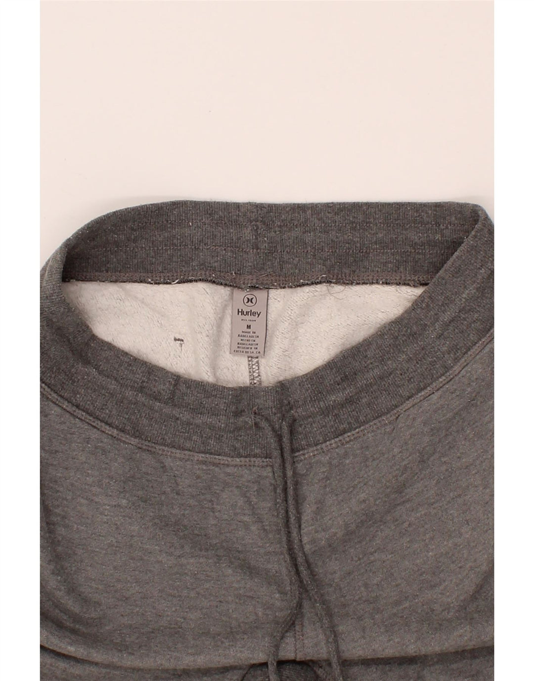 HURLEY Mens Tracksuit Trousers Joggers Medium  Grey Cotton Vintage Hurley and Second-Hand Hurley from Messina Hembry 