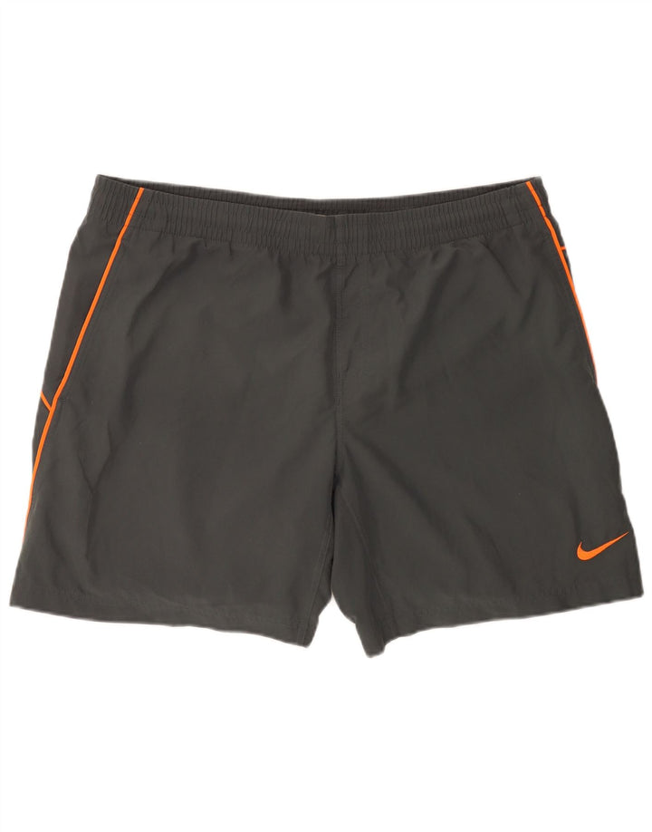Ανδρικό αθλητικό σορτς Nike XL σε γκρι πολυεστέρα