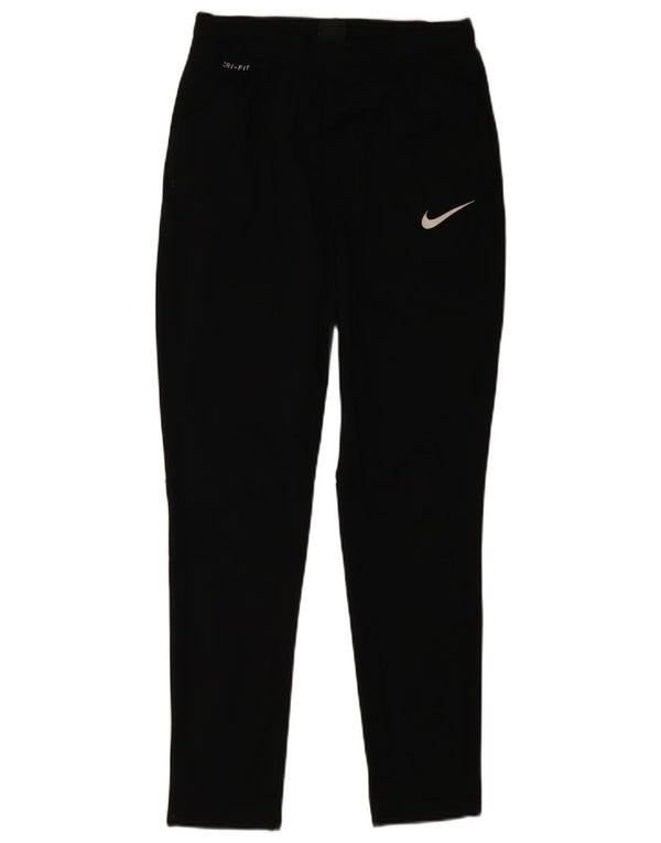 Ανδρικές φόρμες Nike Dri Fit Παντελόνια μεσαίου μαύρου πολυεστέρα