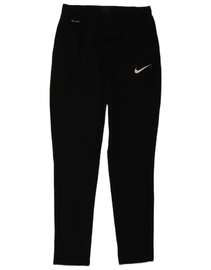 Ανδρικές φόρμες Nike Dri Fit Παντελόνια μεσαίου μαύρου πολυεστέρα