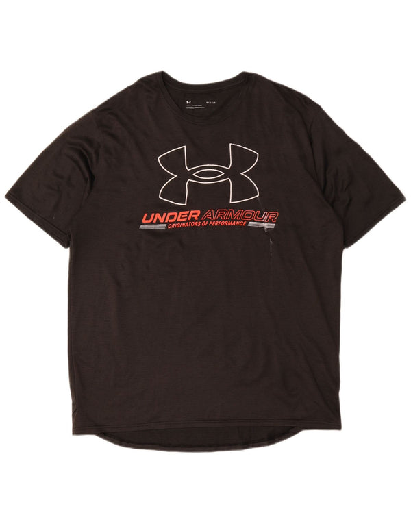 Ανδρικό γραφικό μπλουζάκι Under Armour Top Large Μαύρο