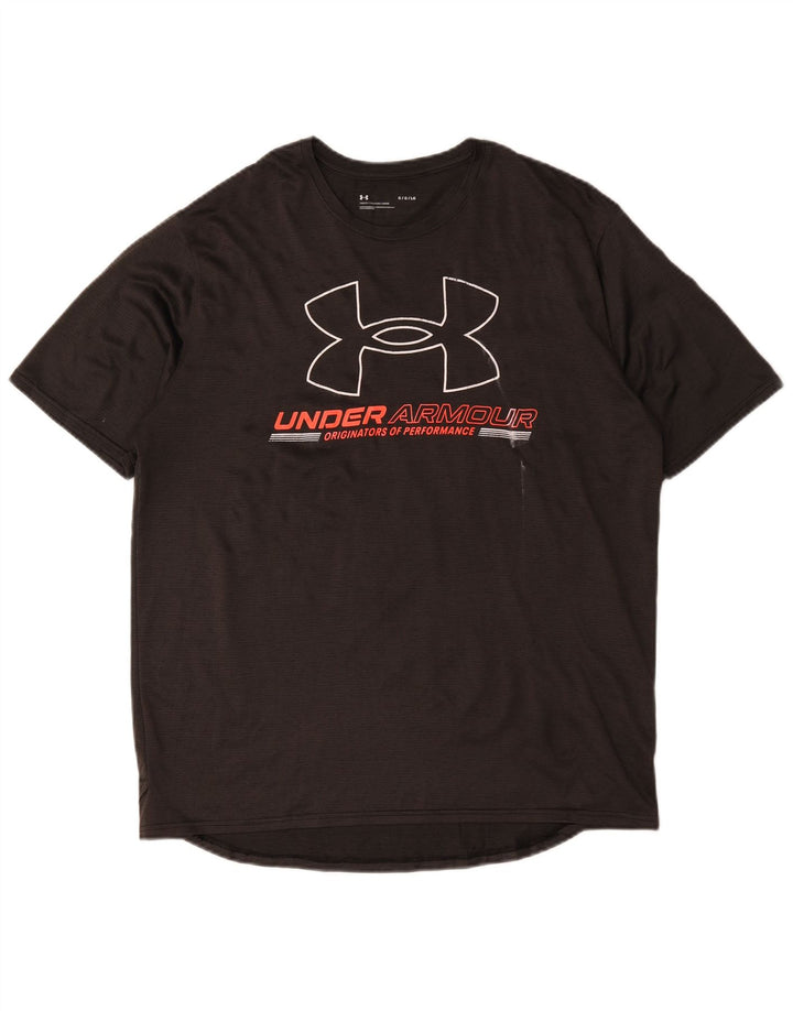 Ανδρικό γραφικό μπλουζάκι Under Armour Top Large Μαύρο