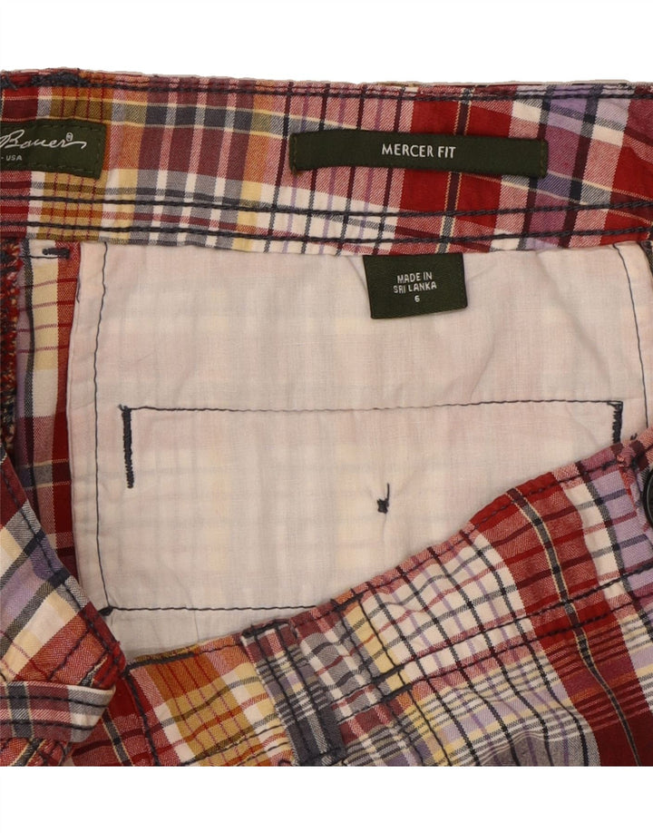 EDDIE BAUER Womens Mercer Fit Chino Shorts US 6 Medium W30  Multicoloured Vintage Eddie Bauer and Second-Hand Eddie Bauer from Messina Hembry 
