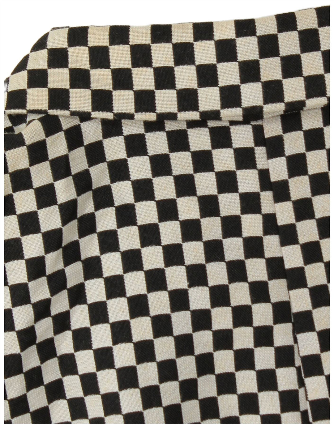 Zara Γυναικείο Μπουφάν Blazer με διπλό στήθος Crop UK 6 XS Μαύρο γεωμετρικό