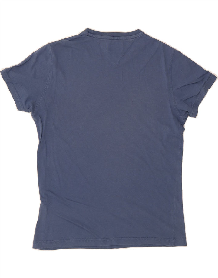 TOMMY HILFIGER Mens T-Shirt Top Small Navy Blue Vintage Tommy Hilfiger and Second-Hand Tommy Hilfiger from Messina Hembry 