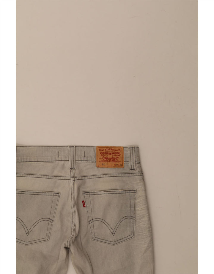 LEVI'S Womens 511 Slim Jeans W31 L31 Grey Vintage Levi's and Second-Hand Levi's from Messina Hembry 