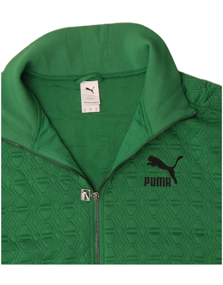 Ανδρική φόρμα Puma Top Jacket XL Green Geometric Polyester
