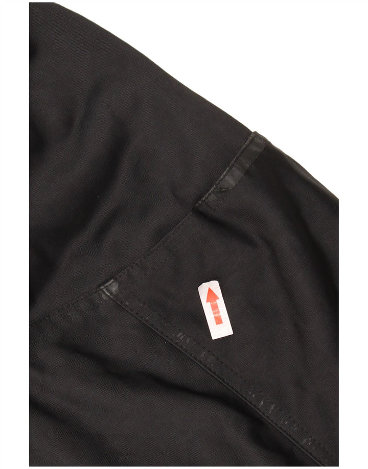 Γυναικεία αθλητική φόρμα ADIDAS Oversized με κουκούλα Top Jacket UK 14 Large Black