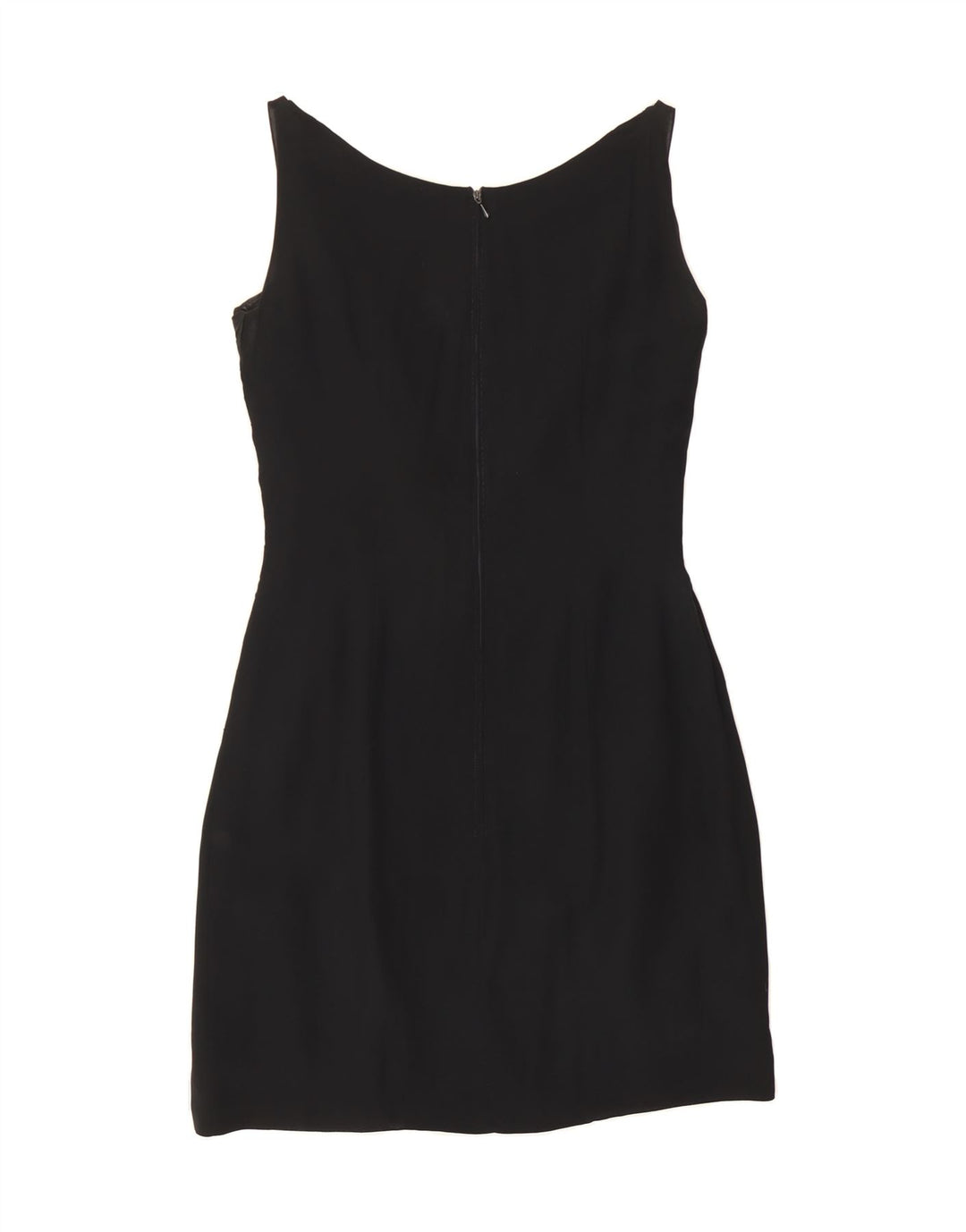 VINTAGE Womens Sleeveless Sheath Dress UK 12 Medium Black Vintage Vintage and Second-Hand Vintage from Messina Hembry 
