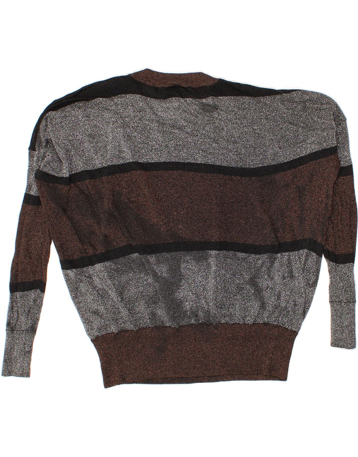 FRENCH CONNECTION Womens Crew Neck Jumper Sweater UK 10 Small Grey Vintage French Connection and Second-Hand French Connection from Messina Hembry 
