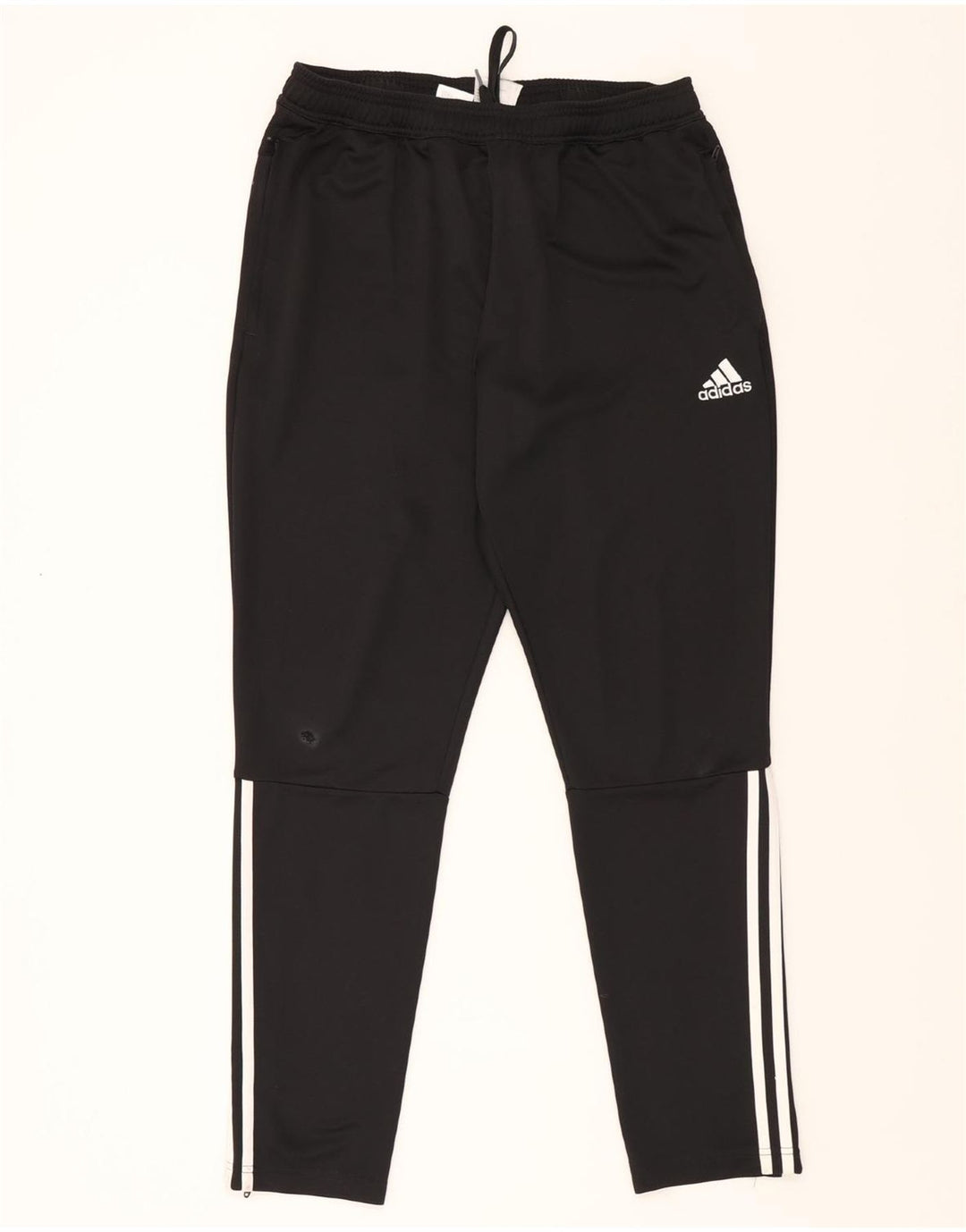 ADIDAS Mens Tracksuit Trousers XL Black Polyester Vintage Adidas and Second-Hand Adidas from Messina Hembry 
