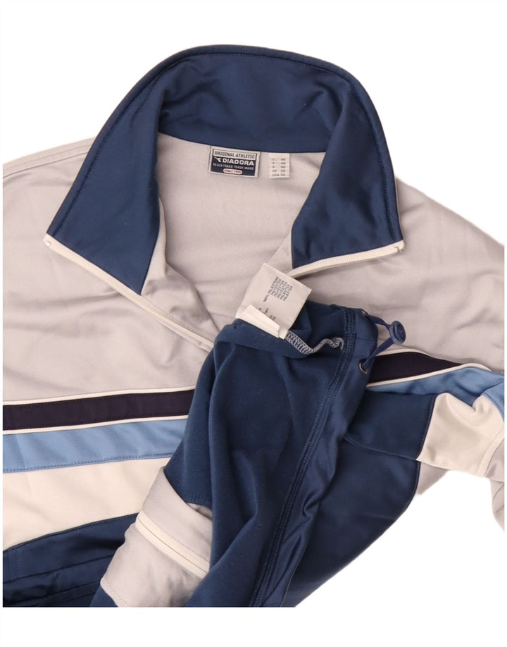 Ανδρική φόρμα Diadora Top Jacket UK 36 Small Off White Polyester