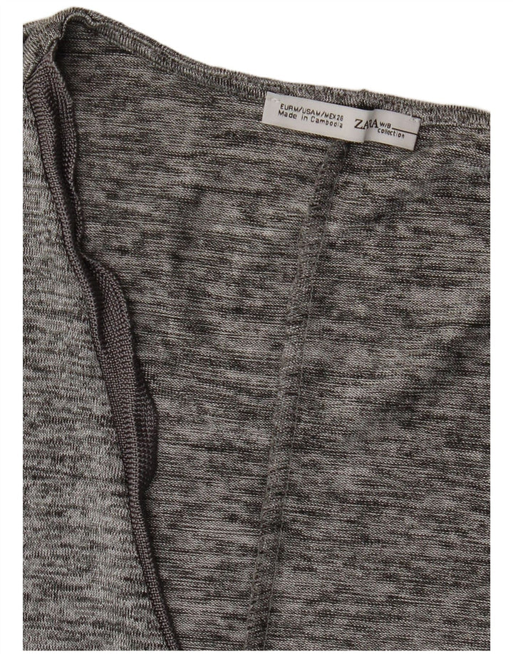 Zara Γυναικείο Γιλέκο Τοπ UK 12 Medium Grey Flecked