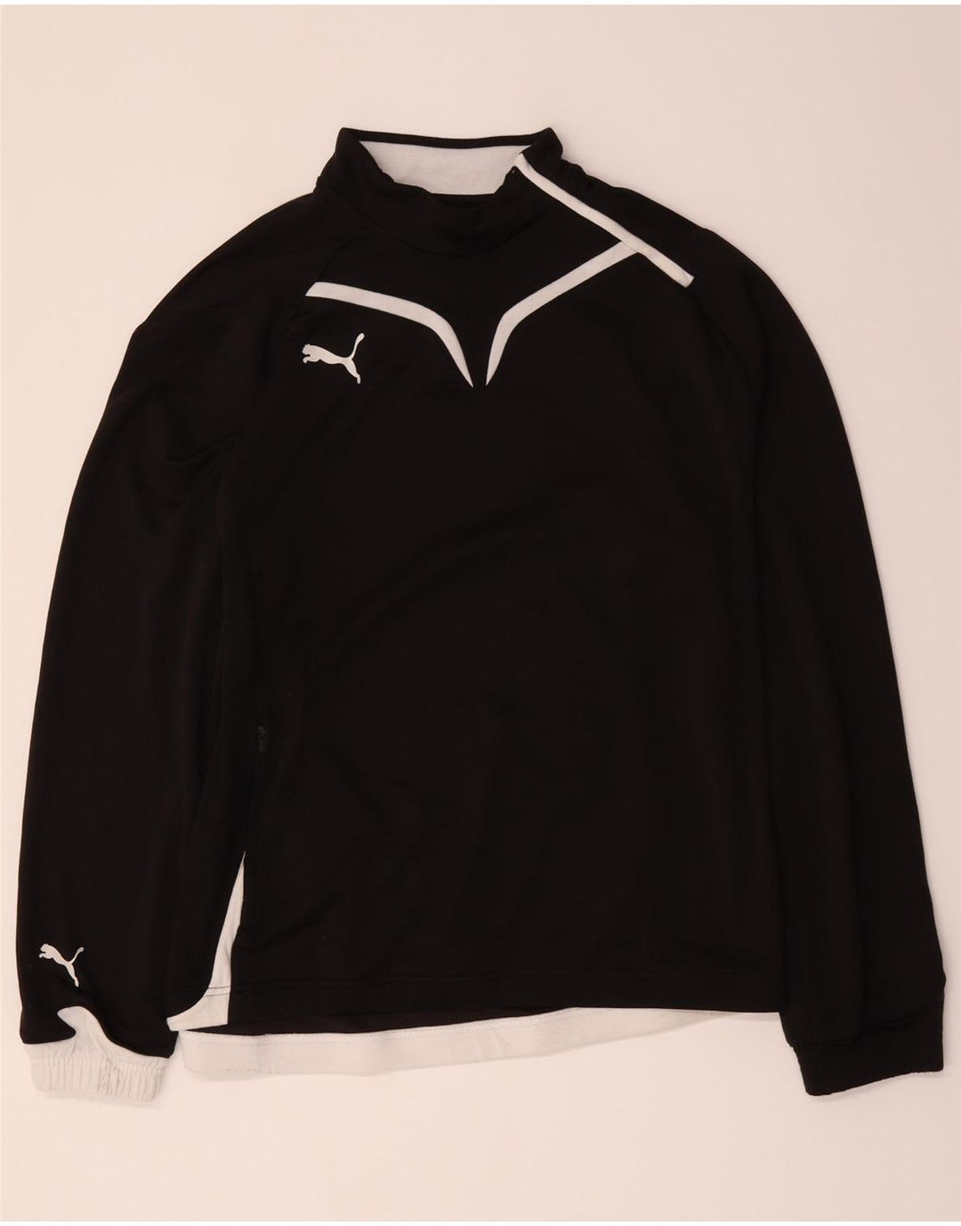 Ανδρική φόρμα πουλόβερ Puma Μπουφάν με μεγάλο μαύρο χρώμα πολυεστέρα