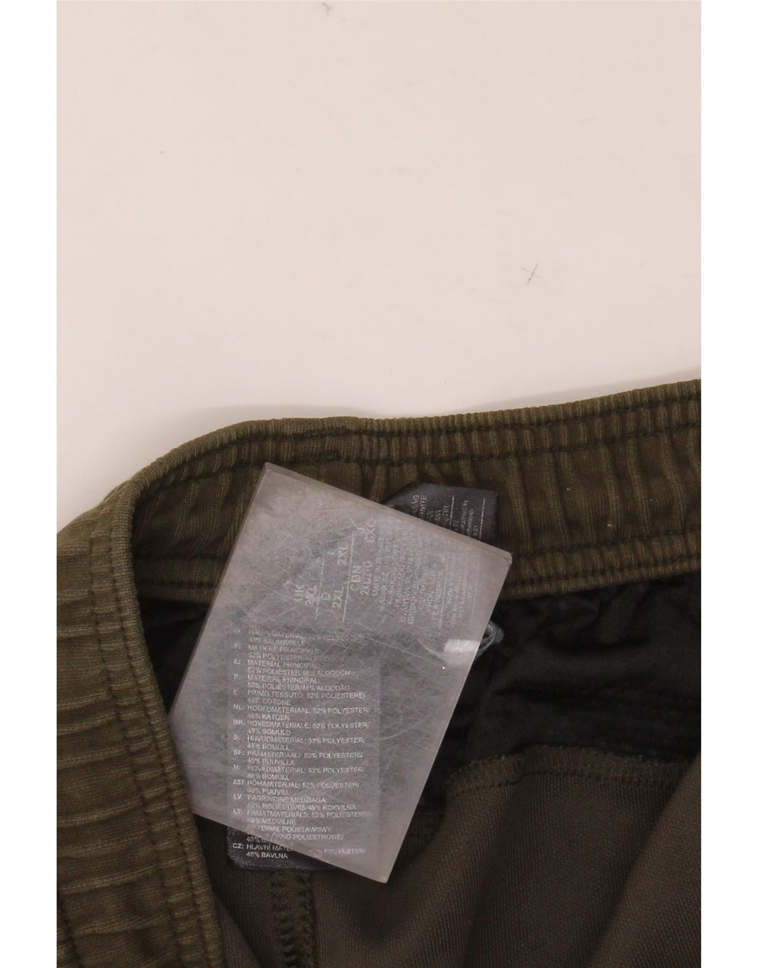 Ανδρική φόρμα ADIDAS Παντελόνι Joggers 2XL Khaki Colorblock Polyester