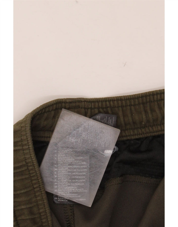 Ανδρική φόρμα ADIDAS Παντελόνι Joggers 2XL Khaki Colorblock Polyester