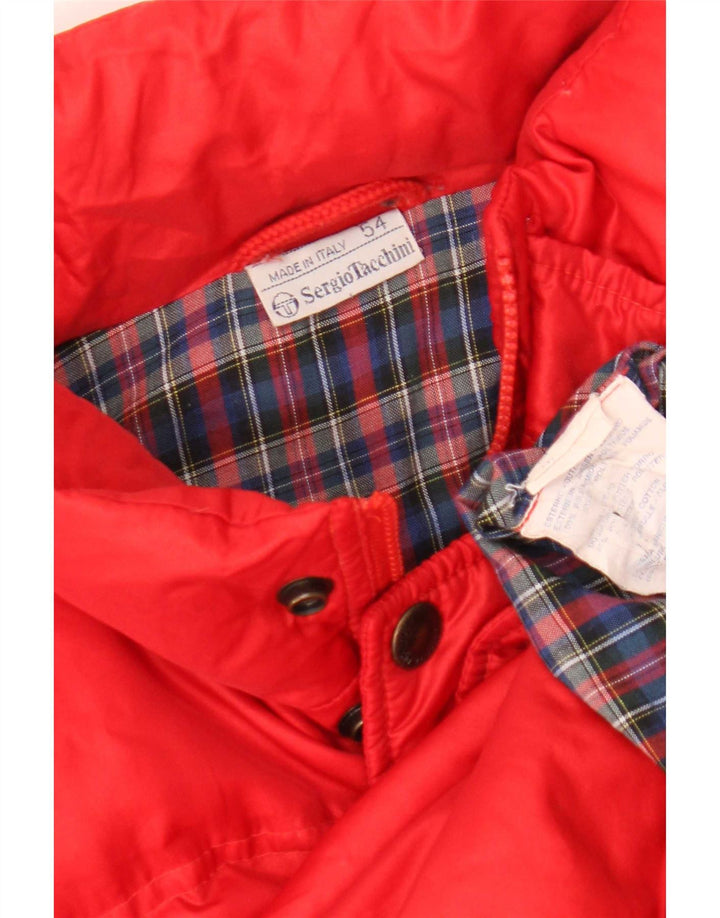 Sergio Tacchini Ανδρικό μπουφάν με επένδυση IT 54 2XL κόκκινο πολυαμίδιο