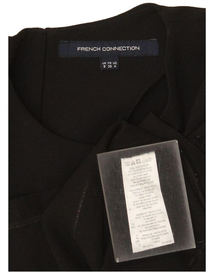 French Connection Γυναικείο Crop Top UK 8 Small Black Polyester
