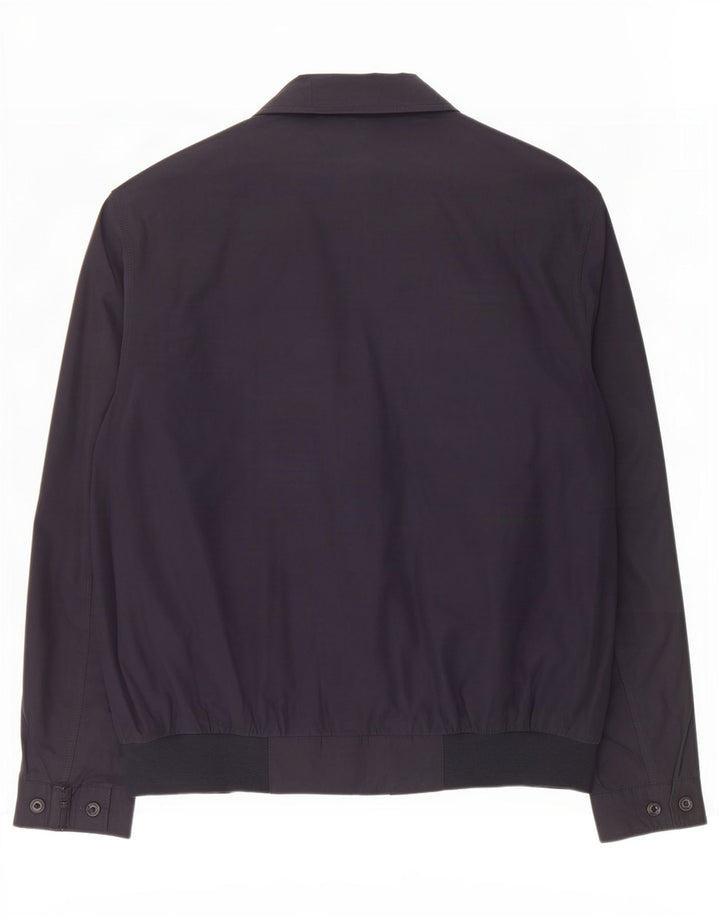 Marks & Spencer Mens Blue Harbour Bomber Jacket UK 40 Large Navy Polyester