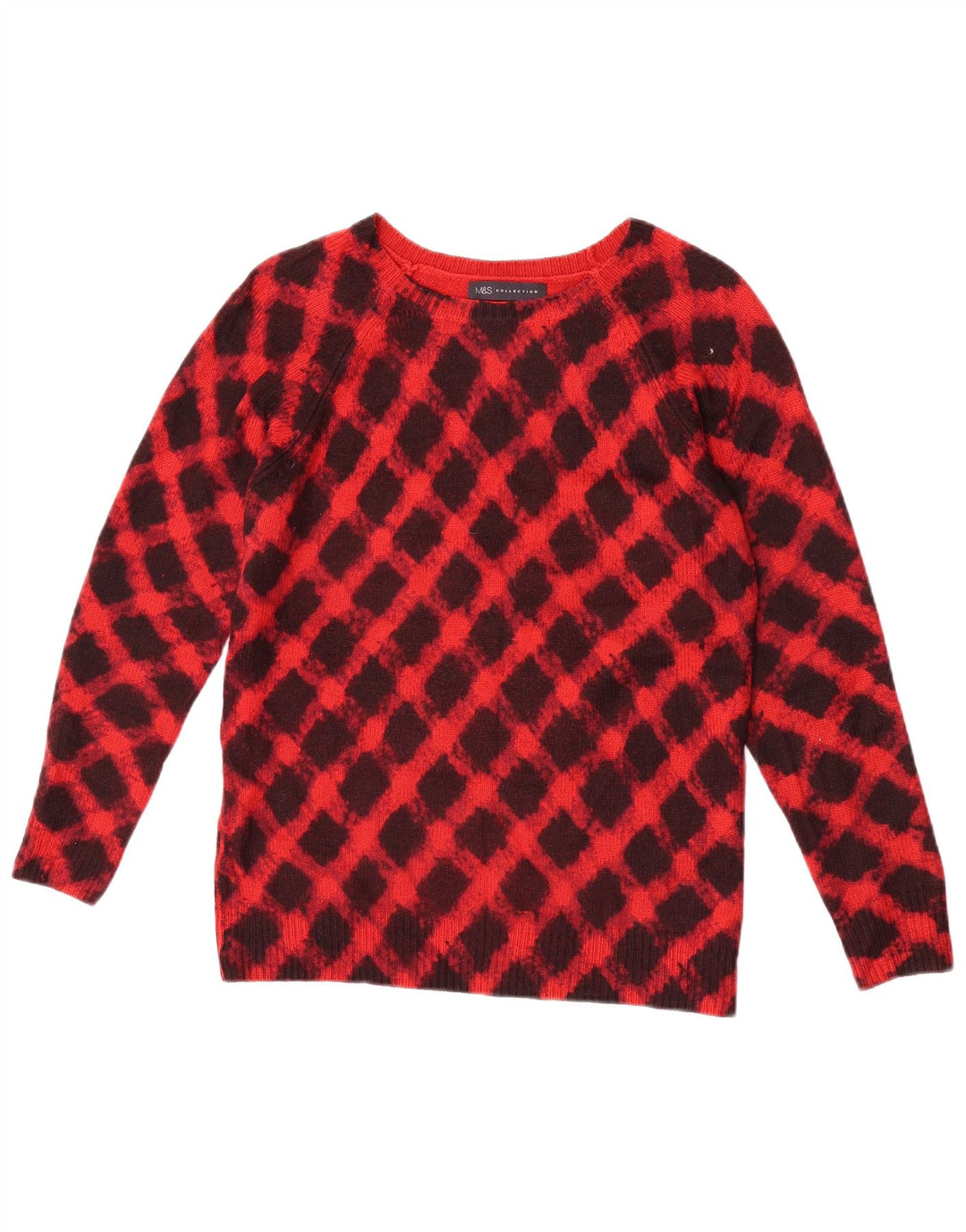 Marks & Spencer Γυναικείο πουλόβερ με λαιμόκαυστο UK 8 Small Red