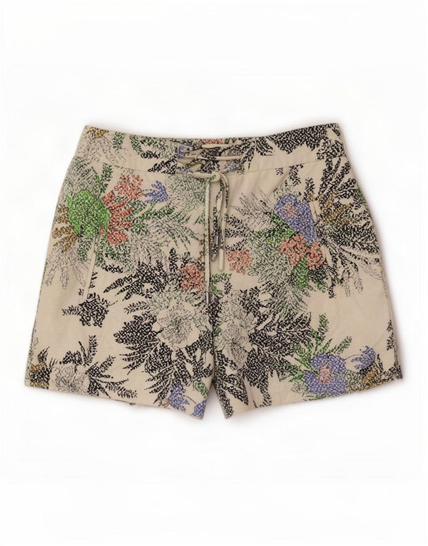 Zara Γυναικείο Σορτς Casual Medium W28 Πολύχρωμο Floral