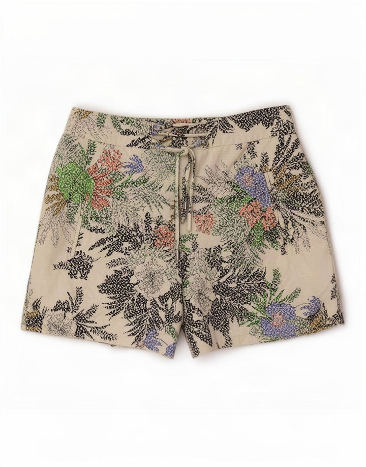 Zara Γυναικείο Σορτς Casual Medium W28 Πολύχρωμο Floral