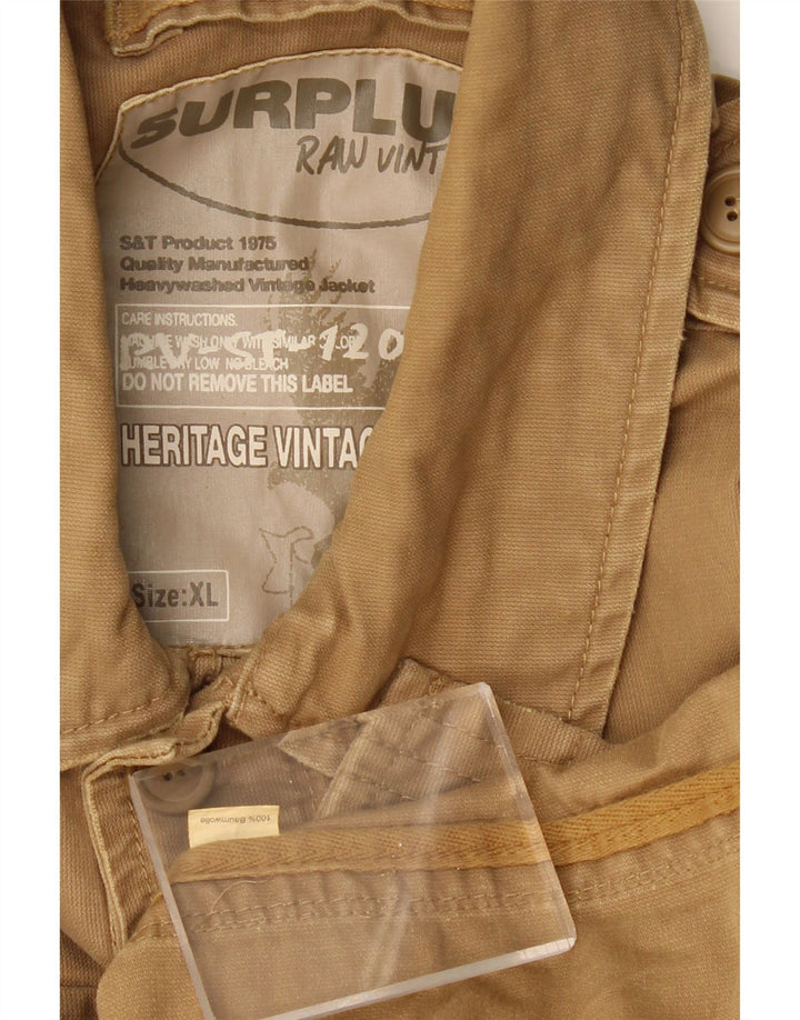 SURPLUS Ανδρικό Military Jacket UK 42 XL Beige Cotton