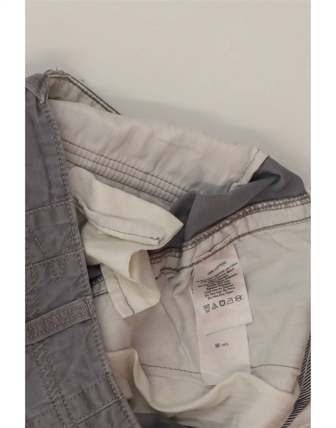 Γυναικείο σορτς Chino Eddie Bauer US 8 Medium W30 Γκρι βαμβακερό