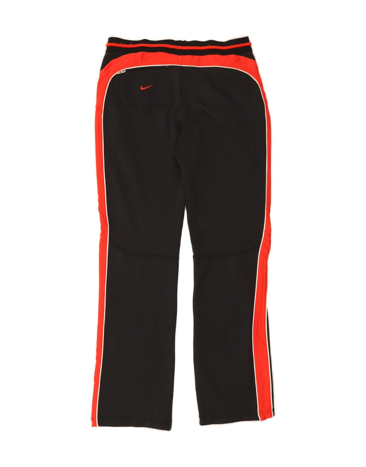 NIKE Womens Tracksuit Trousers US 4/6 Small  Black Colourblock Polyester Vintage Nike and Second-Hand Nike from Messina Hembry 