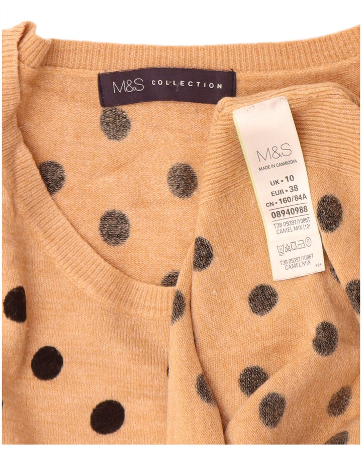MARKS & SPENCER Γυναικείο πουλόβερ με λαιμόκαυστο UK 10 Small Beige