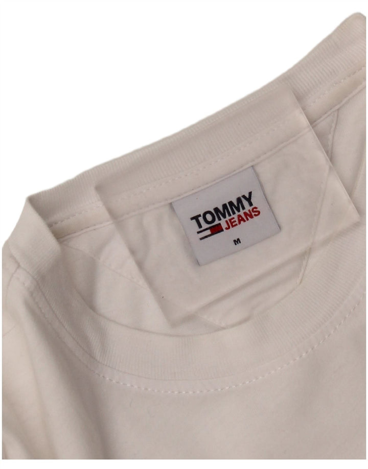 Γυναικείο γραφικό μπλουζάκι Tommy Hilfiger Top UK 14 Medium White