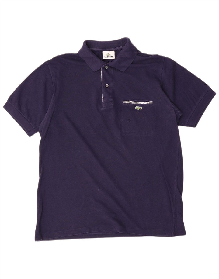 Ανδρικό μπλουζάκι πόλο Lacoste, νούμερο 3, Small Navy Blue από βαμβάκι