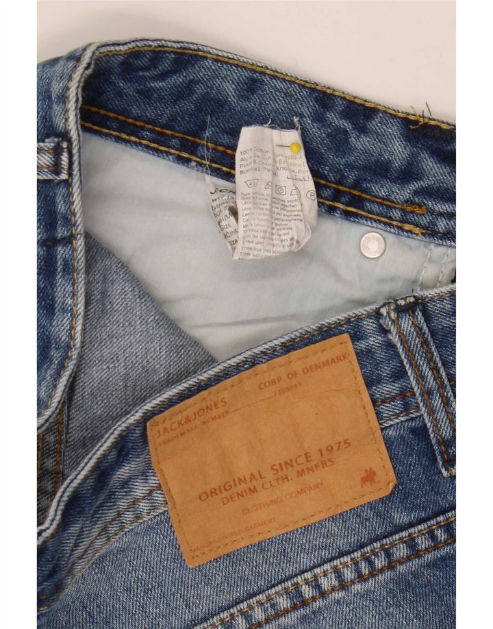 Jack & Jones Ανδρικό τζιν σορτς μικρό W30 μπλε βαμβακερό