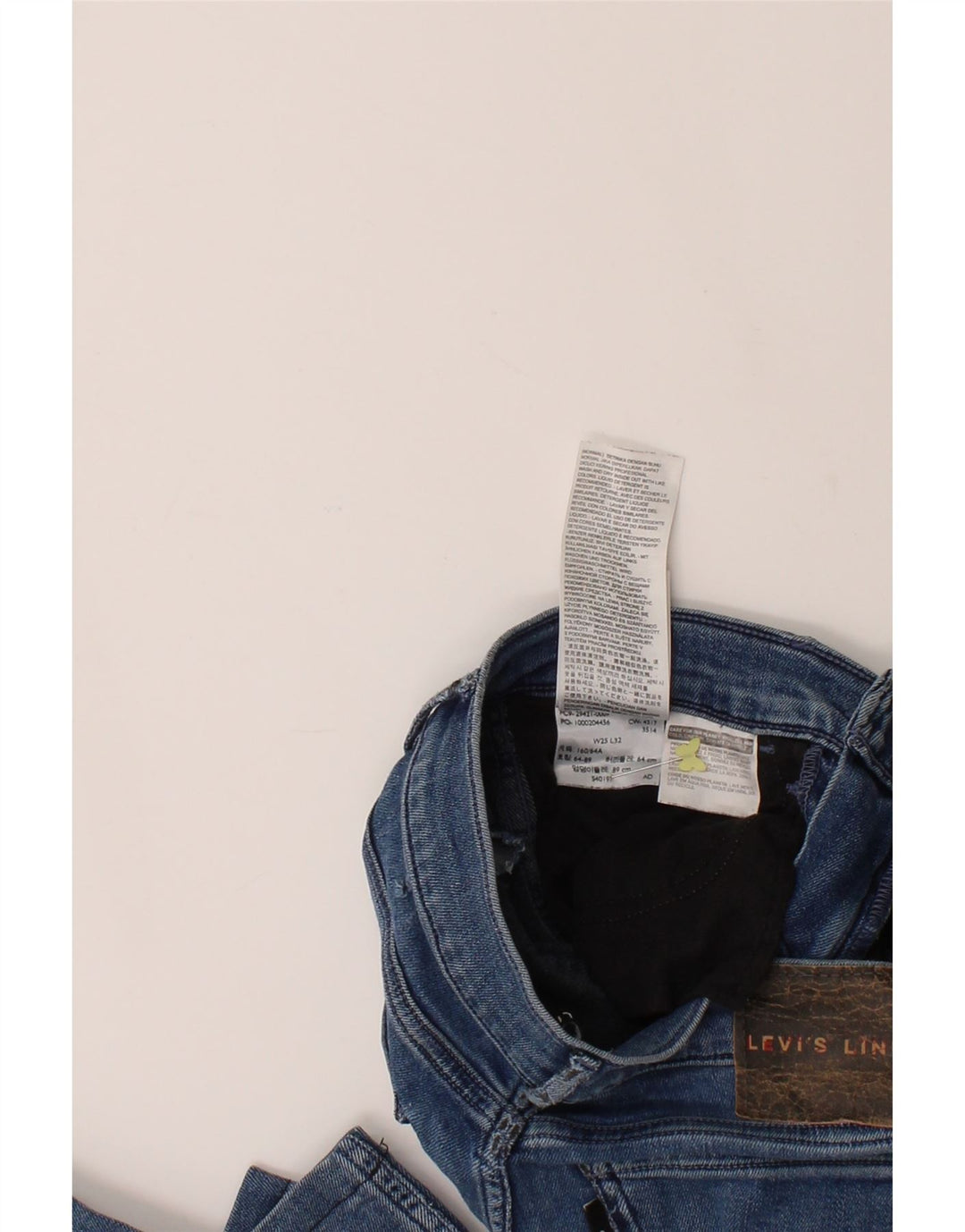 LEVI'S Womens Skinny Jeans W25 L26 Blue Cotton Vintage Levi's and Second-Hand Levi's from Messina Hembry 