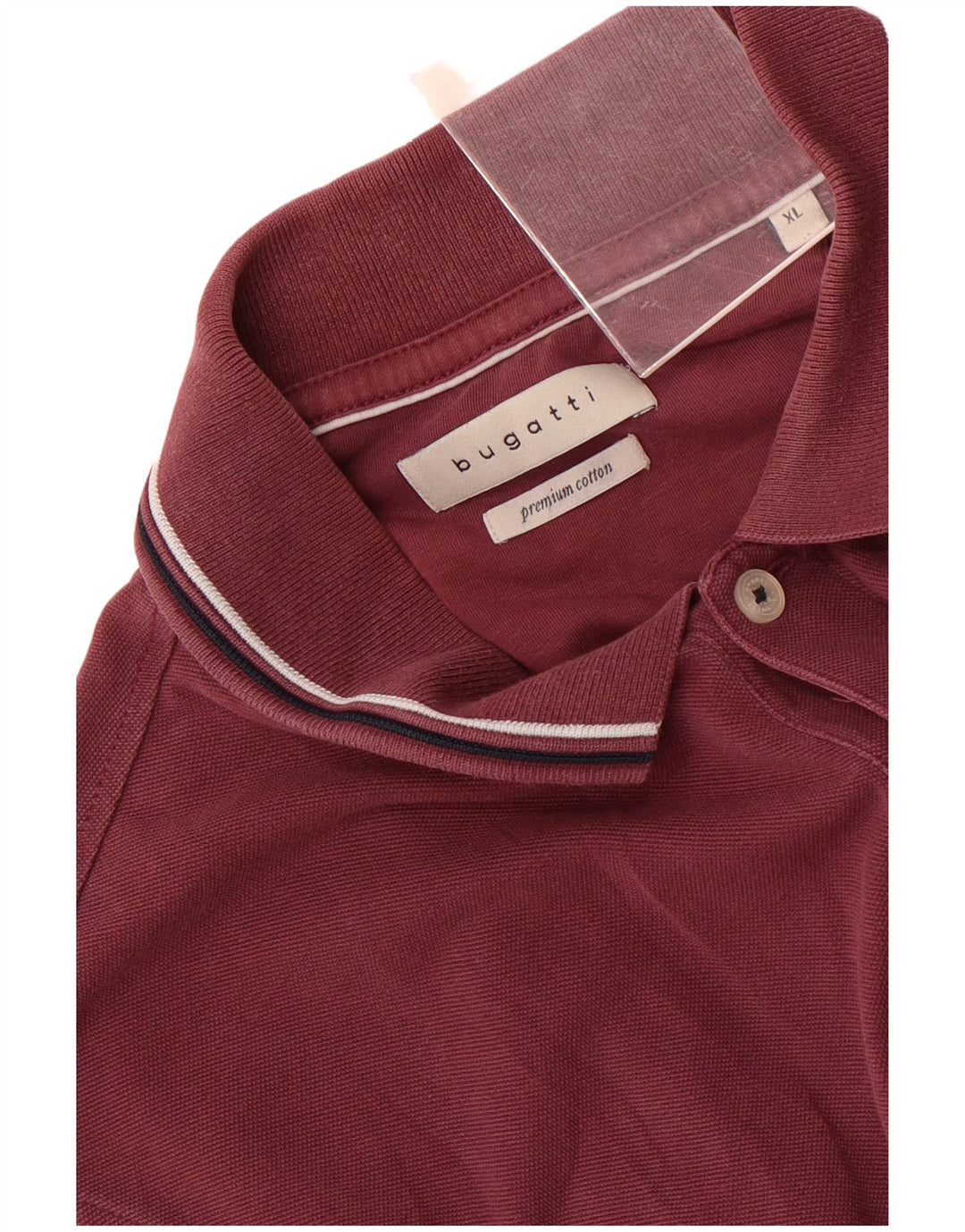Bugatti Ανδρικό Πόλο Μπλουζάκι XL Maroon
