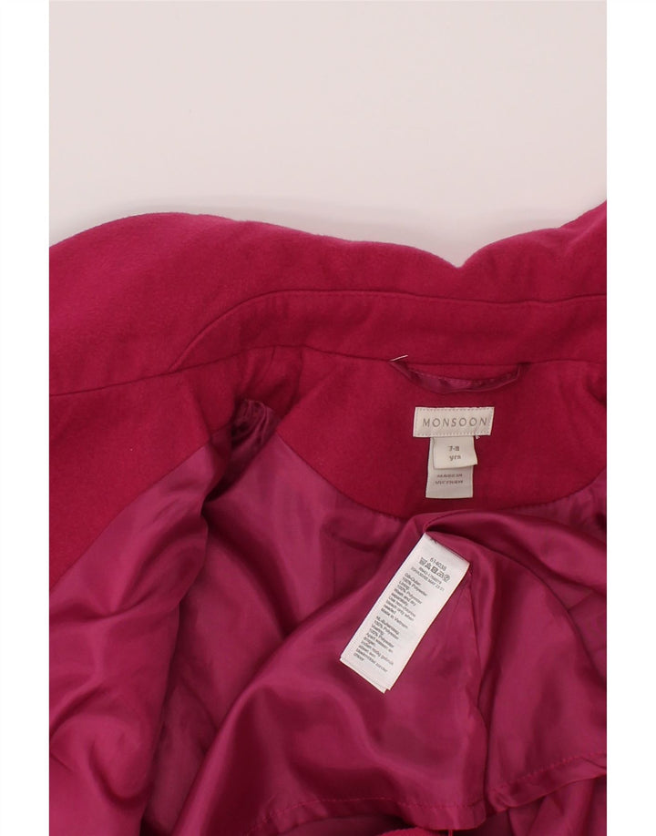 Πανωφόρι Monsoon Girls 7-8 Years Pink Polyester