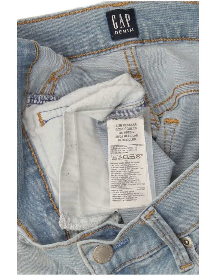 Gap Γυναικείο κανονικό Skinny Jeans W28 L28 Μπλε βαμβακερό