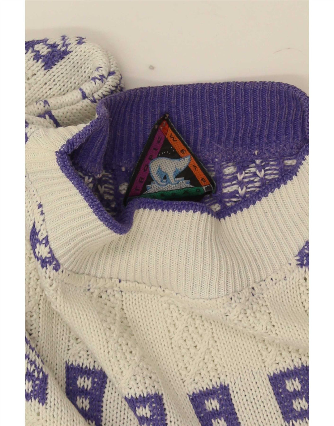 Ανδρικό πουλόβερ Eisbar Crew Neck Jumper XL Λευκό γεωμετρικό