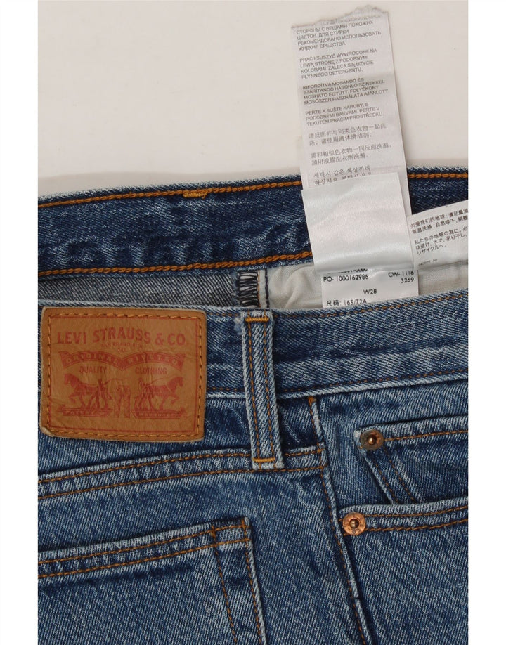 LEVI'S Womens Slim Jeans W28 L27 Blue Cotton Vintage Levi's and Second-Hand Levi's from Messina Hembry 