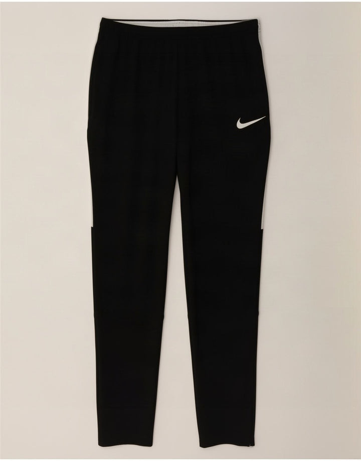 Ανδρικές φόρμες Nike Dri Fit Παντελόνια μεσαίου μαύρου χρώματος πολυεστέρας