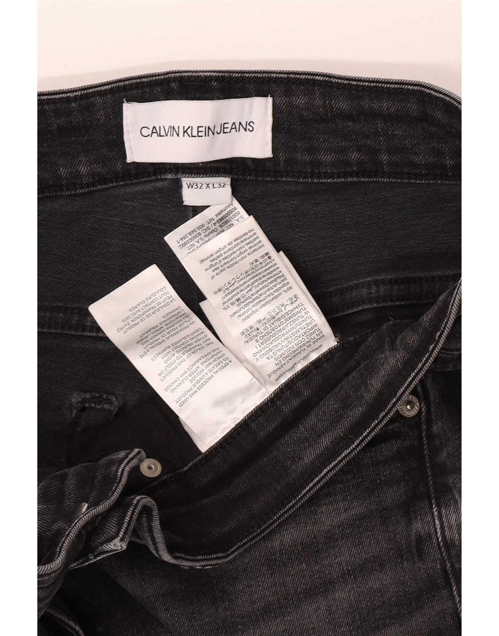 Calvin Klein Ανδρικό Slim Jeans W32 L32 Γκρι βαμβακερό