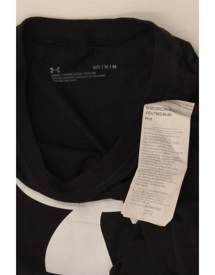 Under Armour Γυναικείο γραφικό γιλέκο UK 12 μεσαίο μαύρο βαμβακερό