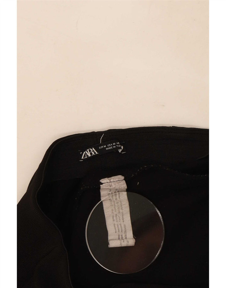 Γυναικεία αθλητική φόρμα Zara Παντελόνι UK 12 Medium Black Polyester