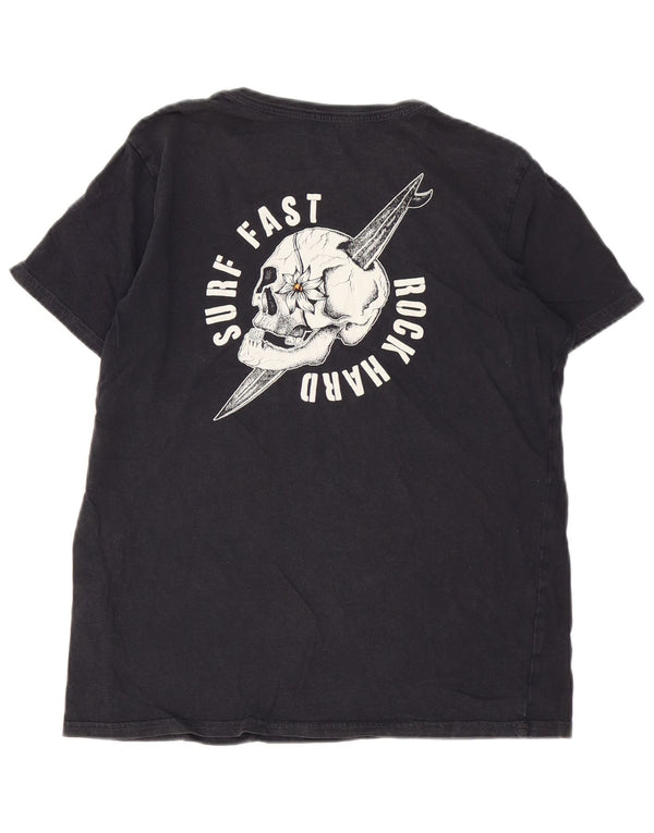 Μπλουζάκι Quiksilver Boys Modern Fit Graphic T-shirt 13-14 ετών μαύρο βαμβακερό