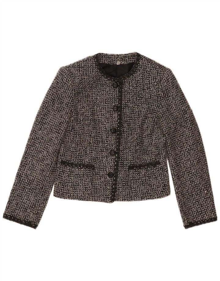 Vintage Γυναικείο Μπουφάν Blazer 5 Κουμπιών IT 44 Μεσαίο Μαύρο