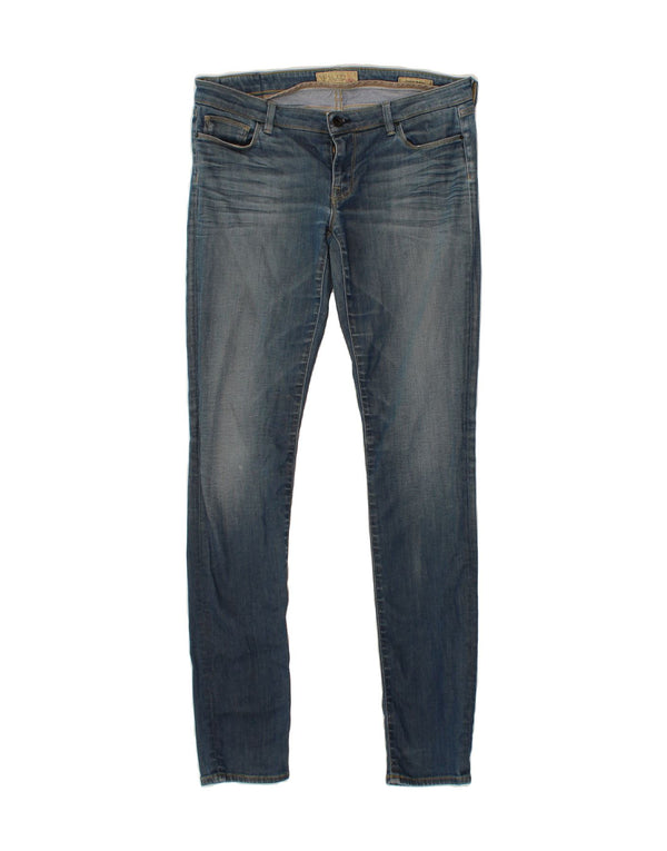 GUESS Γυναικείο Skinny Jeans με χαμηλόμεσο W34 L33 Μπλε βαμβακερό