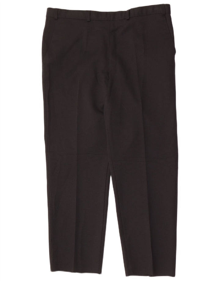 Marks & Spencer Ανδρικό ίσιο παντελόνι Chino W38 L29 Μαύρο πολυεστέρα