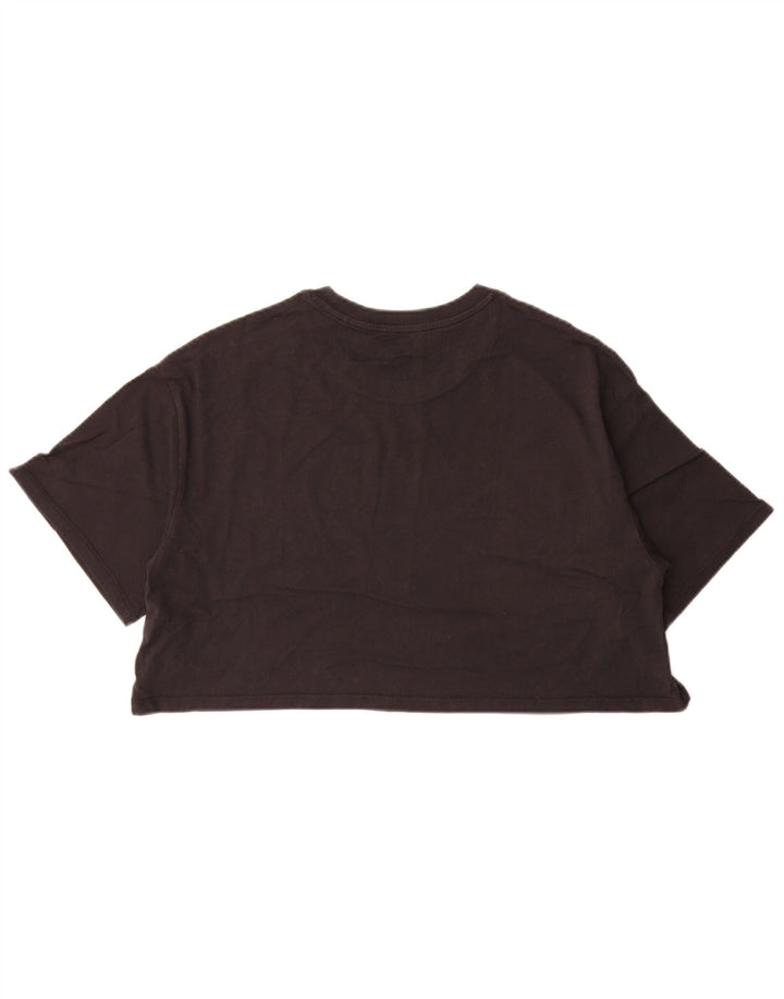 Levi's Womens Crop Oversized Graphic T-Shirt Top 10 Small Black