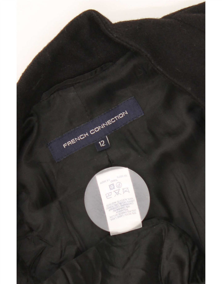 Γυναικείο Oversized Πανωφόρι Γαλλικής Connection UK 12 Μεσαίο μαύρο μαλλί